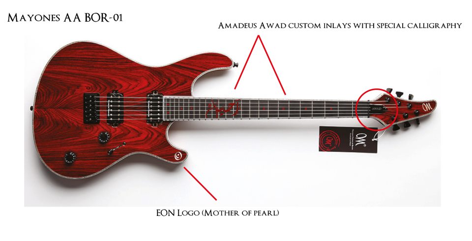 Mayones Guitar AA Amadeus